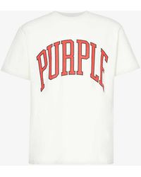 Purple Brand - Heavy Branded-print Cotton-jersey T-shirt - Lyst