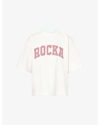 Ru & Rocka - Oversized Gingham Cotton T-Shirt - Lyst