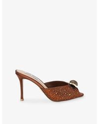 Steve Madden - Regalia Satin Mules - Lyst