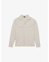 Reiss - Delmer Twin-Pocket Woven Overshirt - Lyst