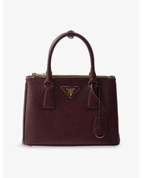 Prada - Galleria Small Saffiano-Leather Tote Bag - Lyst