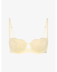 Savage x Fenty - Lace Flow Unlined Balconette Bra - Lyst