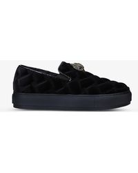 kurt geiger laney black trainers