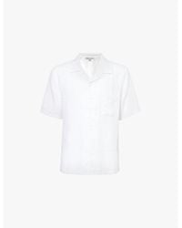 Onia - Air Convertible Short-Sleeve Linen-Blend Shirt - Lyst