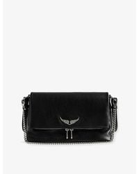 Zadig & Voltaire - Rocky Ii Wing-Embellished Leather Cross-Body Bag - Lyst