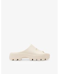 AllSaints - Eclipse Embossed-Branding Chunky Sliders - Lyst