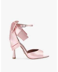 Steve Madden - Bougie Heeled Satin Sandals - Lyst