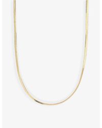 Maria Black - Mio Yellow Gold-plated 925 Sterling-silver Chain - Lyst
