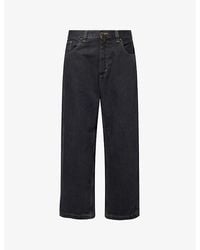 Carhartt - Brandon Wide-Leg Relaxed-Fit Denim Jeans - Lyst