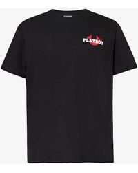 True Religion - X Playboy Logo-print Cotton-jersey T-shirt - Lyst