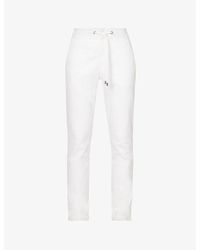 PAIGE - Fraser Drawstring-Waistband Slim-Fit Stretch-Woven Trousers - Lyst