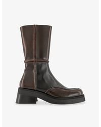 Miista - Inne Leather Mid-Calf Boots - Lyst