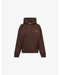Sisters & Seekers - Seekers 99 Logo-Embroidered Stretch Cotton-Jersey Hoody - Lyst