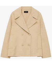 JOSEPH - Gilkes Relaxed-fit Wool And Silk-blend Coat - Lyst