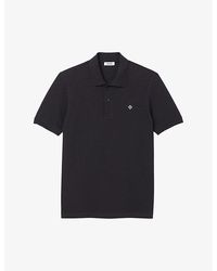 Sandro - Logo-embroidered Cotton Polo Shirt - Lyst
