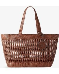 Mulberry - Woven Large Leather Tote Bag - Lyst