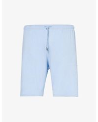 Derek Rose - Basel Relaxed-fit Stretch-woven Pyjama Shorts X - Lyst