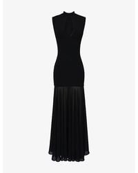 House Of Cb - Raphaella Sleeveless Stretch-Crepe Maxi Dress - Lyst
