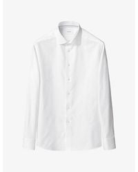 Eton - Signature Herringbone Slim-Fit Cotton Shirt - Lyst