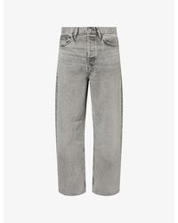 FRAME - Baggy-Fit High-Rise Cotton Denim Jeans - Lyst