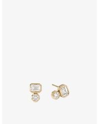 Astley Clarke - Toi Et Moi 14Ct And Lab-Grown Diamond Stud Earrings - Lyst