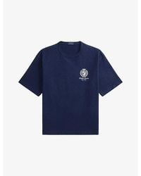 Polo Ralph Lauren - Crest-Print Relaxed-Fit Cotton-Jersey T-Shirt - Lyst
