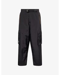Loewe - X On Patch-Pocket Shell Cargo Trousers - Lyst