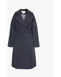 Alaïa - Studded Relaxed-fit Denim Trench Coat - Lyst
