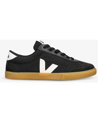 Veja - Volley Logo-embroidered Canvas Low-top Trainers - Lyst