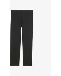 Sandro - High-rise Stretch-jersey Trousers Xx - Lyst