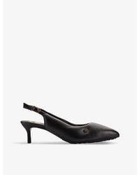 Clarks X Martine Rose - Martine Rose X Clarks Sling 1 Padded Heeled Leather Courts - Lyst