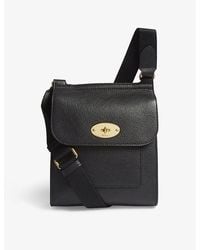 Mulberry - Antony Small Grained-leather Messenger Bag - Lyst