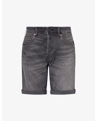 Replay - Tapered-Fit Cotton Denim Short - Lyst