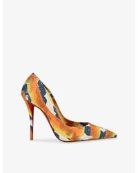 Christian Louboutin - Miss Z 100 Leather Heeled Courts - Lyst