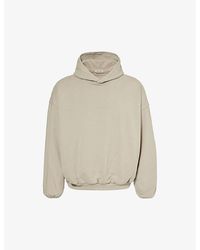 Fear Of God - Brand-patch Relaxed-fit Cotton-jersey Hoody - Lyst