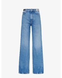 Rabanne - Mid-rise Straight-leg Jeans - Lyst