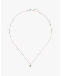 Missoma - Fine November Birthstone 18Ct And Citrine Pendant Necklace - Lyst