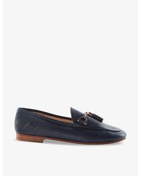 Dune - Vy-leather Mix Graysons Tassel Leather Loafers - Lyst