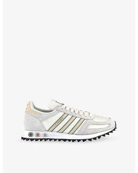 adidas - La Trainer Og Woven And Suede Trainers - Lyst