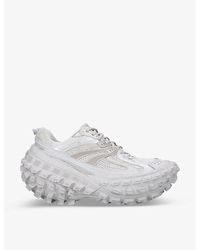 Balenciaga - Bouncer Tire-sole Mesh And Shell Low-top Leather Trainers - Lyst