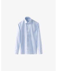 Eton - Business Fine Striped Signature Contemporary-Fit Cotton-Twill Shirt - Lyst