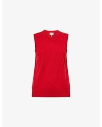 ME+EM - V-Neck Relaxed-Fit Knitted Cashmere Vest - Lyst