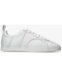 Totême - Logo-pattern Low-top Leather Trainers - Lyst