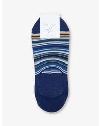 Paul Smith - Signature Stripe-pattern Pack Of Three Cotton-blend Socks - Lyst