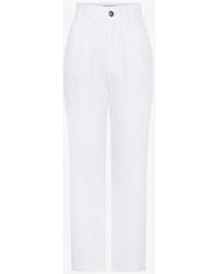 OMNES - Cinnamon Straight-leg Relaxed-fit Stretch-woven Trousers - Lyst