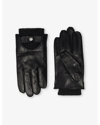 Dents - Touch Leather Touchscreen Gloves - Lyst