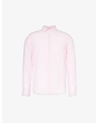 Orlebar Brown - Giles Long-sleeve Regular-fit Linen Shirt Xx - Lyst