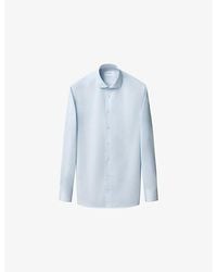 Eton - Striped Slim-Fit Cotton-Twill Shirt - Lyst
