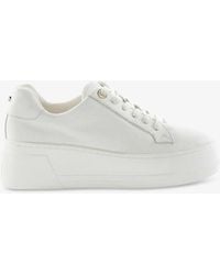 Dune - Episode Padded Leather Flatform Trainers - Lyst