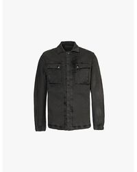 Boris Bidjan Saberi - Dark Punk Flap-Pocket Faded-Wash Denim Jacket - Lyst